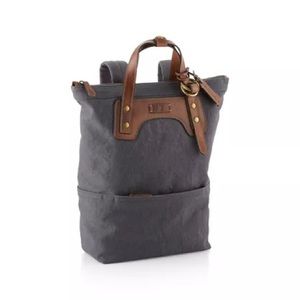 Frye x Crate & Barrel Canvas Backpack